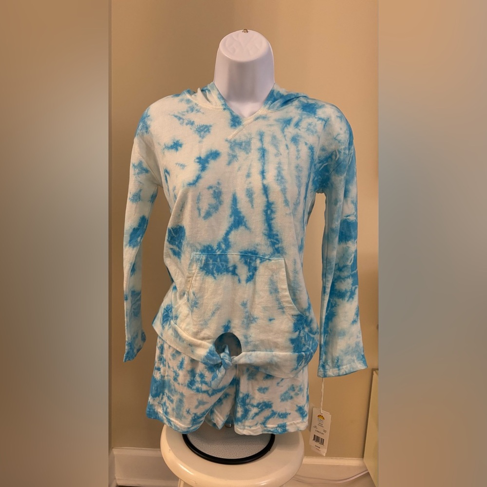 C&C California Blue Tie-Dye Kids Matching Set